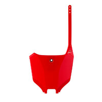 Polisport Red Front Number Plate for Honda CRF450R 2021-2022