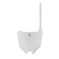 Polisport White Front Number Plate for Honda CRF250RX 2022