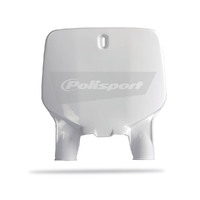 Polisport White Number Plate for Kawasaki KX250 1996-2002