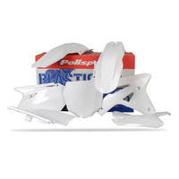 Polisport White MX Plastic Kit for Suzuki RM-Z450 2007