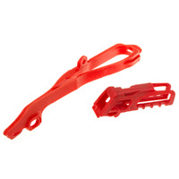 Polisport Red Chain Guide/Slider Kit for Honda CRF450R 2009-2010