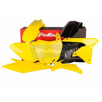 Polisport OEM Black/Yellow MX Plastic Kit for Suzuki RM-Z450 2008-2017