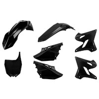 Polisport Black MX Plastic Kit for Yamaha YZ125 2015-2020