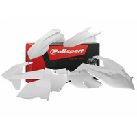 Polisport White MX Plastic Kit for KTM 450 XC-F 2016-2018