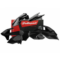Polisport Black MX Plastic Kit for KTM 125 SX 2016-2018