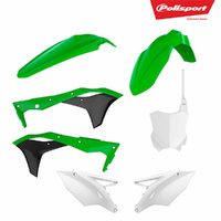 Polisport OEM (17-18) MX Plastic Kit for Kawasaki KX250 (KX250F) 2019-2020