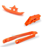 Polisport Orange Chain Guide/Slider Kit for KTM 450 EXC-F 2017-2022