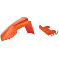 Polisport Orange Front Fender (with Adaptor Kit) for KTM 125 SX 2007-2012