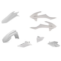 Polisport White MX Plastic Kit for KTM 85 SX BW 2018-2022