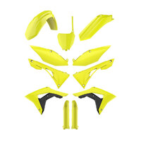Polisport Fluro Yellow MX Plastic Kit for Honda CRF250R 2019-2021