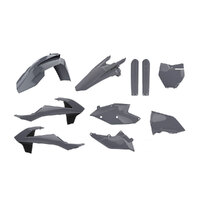 Polisport Grey MX Plastic Kit for KTM 150 SX 2016-2018