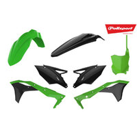 Polisport Green/Black MX Plastic Kit for Kawasaki KX450F 2016-2018