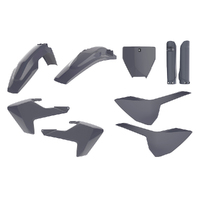 Polisport Grey MX Plastic Kit for Husqvarna TC125 2016-2018