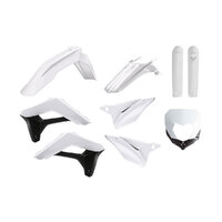 Polisport White Enduro Plastic Kit for Sherco 450 SEF-R 2017-2020