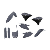 Polisport Grey MX Restyle Plastic Kit for Suzuki RM125 2001-2012
