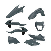 Polisport Grey Enduro Plastic Kit for KTM 250 EXC-F Six Days 2017-2018
