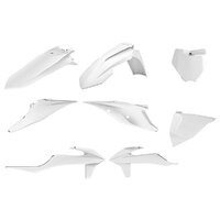 Polisport White (2020) MX Plastic Kit for KTM 150 SX 2019-2022
