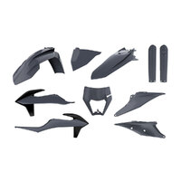Polisport Grey Endu Plastic (H/L /Fork Grds) KTM 500 EXC-F Six Days 2020-2022