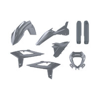 Polisport Grey Enduro Plastic Kit for Beta RR300 2T 2020-2022