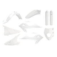 Polisport White Enduro Plastic Kit for Gas Gas EC200 2T 2019