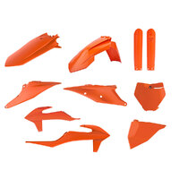 Polisport Orange MX Plastic Kit (incl Fork Guards) for KTM 250 SX 2019-2022