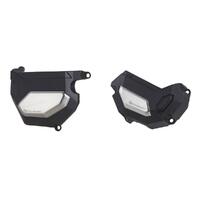 Polisport Black/Silver Clutch/Alternator Cover for Yamaha XSR900 SP 2021