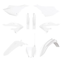 Polisport White MX Plastic Kit for Yamaha YZ125 2022