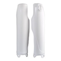 CEMOTO White Fork Protectors for Kawasaki KX450F/KX450D 2009
