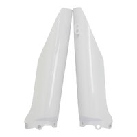 CEMOTO White Fork Protectors for Kawasaki KX250 2004-2008