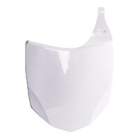 CEMOTO White Front Number Plate for Kawasaki KX250F 2009-2012