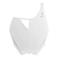 CEMOTO White Front Number Plate for Yamaha YZ125 2005-2014