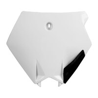 CEMOTO White Front Number Plate for KTM 85 SX 2003-2012