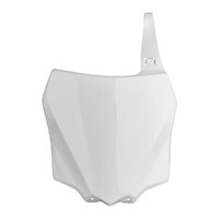 CEMOTO White Front Number Plate for Kawasaki KX85 BW 19/16/KX85L D 2023-2024