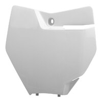 CEMOTO White Front Number Plate for KTM 250 SXF 2016-2018