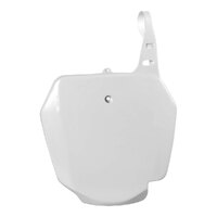 CEMOTO White Front Number Plate for Suzuki RM85 17/14 2023