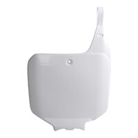 CEMOTO White Front Number Plate for Honda CR500R 1995-2001