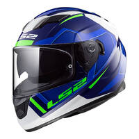 LS2 FF320 Stream Evo Axis Helmet White/Blue
