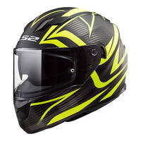LS2 FF320 Stream Evo Jink Helmet Matt Black/Hi-Vis Yellow