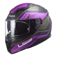 LS2 FF320 Stream Evo Mercury Helmet Matt Purple/Titanium