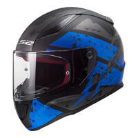 LS2 FF353 Rapid Deadbolt Helmet Matt Black/Blue