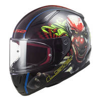 LS2 FF353 Rapid Happy Dreams Helmet Black/Red/Green
