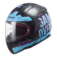 LS2 FF353 Rapid Player Helmet Black/Blue
