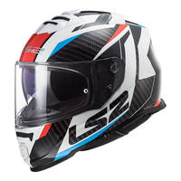 LS2 FF800 Storm Racer Helmet White/Blue/Red
