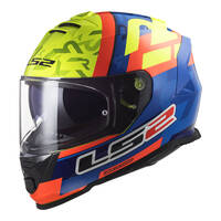 LS2 FF800 Storm Salvador Replica Helmet Matt Yellow/Blue/Orange