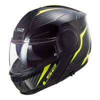 LS2 FF902 Scope Skid Helmet Black/Hi-Vis Yellow