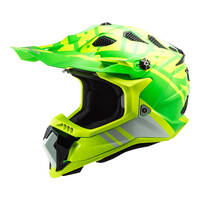 LS2 MX700 Subverter Evo Gammax Helmet Green/Hi-Vis Yellow