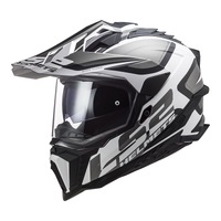 LS2 MX701 Explorer Alter Helmet Matt Black/White