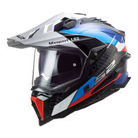 LS2 MX701 Explorer Carbon Frontier Helmet Black/Blue