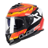 LS2 Helmet FF800 Storm II Replica Rinaldi Helmet Orange