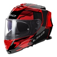 LS2 Helmet FF800 Storm II Tracker Helmet Black/Red